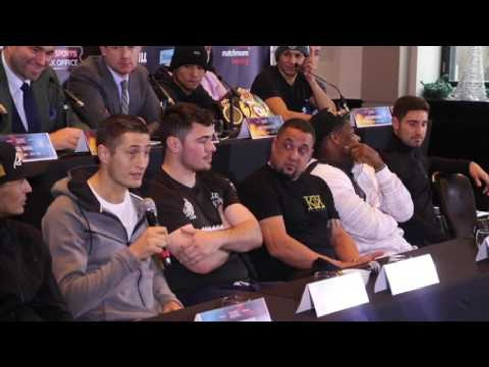 (LIGHT) HEAVYWEIGHT BEEF! -HOSEA BURTON & FRANK BUGLIONI GO AT IT IN THE MIDDLE OF PRESS CONFERENCE
