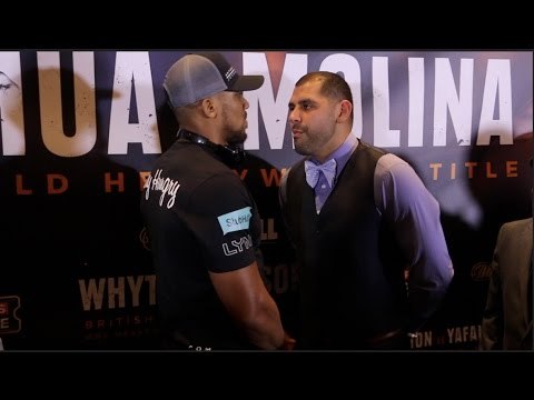 BEAST!! ANTHONY JOSHUA v ERIC MOLINA - OFFICIAL HEAD TO HEAD WITH COMMENTARY FROM SHANNON BRIGGS