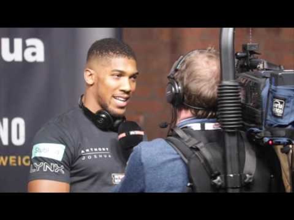 ANTHONY JOSHUA - 'I CANT THINK OF KLITSCHKO OR WILDER UNTIL I TAKE CARE OF ERIC MOLINA