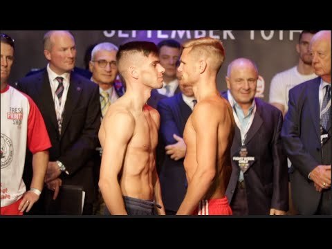 MARTIN WARD v ANDY TOWNEND - OFFICIAL WEIGH IN & HEAD TO HEAD / GOLOVKIN v BROOK