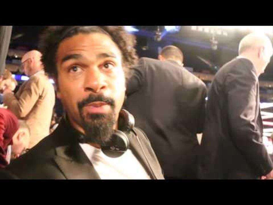 DAVID HAYE REACTS TO GENNADY GOLOVKIN 5TH ROUND...