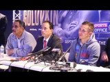 RUMOURS THAT GOLOVKIN WAS ILL BEFORE KELL BROOK FIGHT DISMISSED BY ABEL SANCHEZ & TOM LOEFFLER