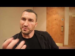 WLADIMIR KLITSCHKO - 'IM OBSESSED WITH TYSON FURY' & RESPONSE TO TYSON FURY NO SHOW