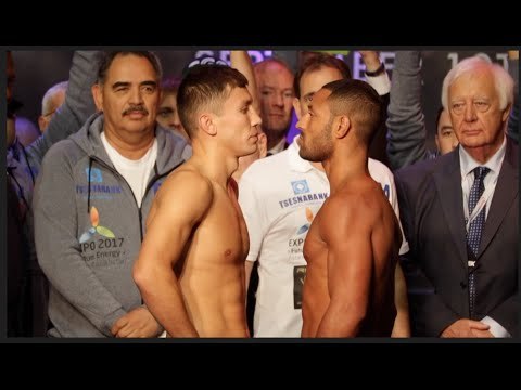 GENNADY GOLOVKIN v KELL BROOK - OFFICIAL (FULL) WEIGH IN & HEAD TO HEAD / GOLOVKIN v BROOK