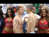 SAUL 'CANELO' ALVAREZ v LIAM 'BEEFY' SMITH - FULL & OFFICIAL WEIGH-IN VIDEO (AT &T STADIUM, DALLAS)