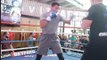 MARCUS MORRISON - (FULL) OFFICIAL OPEN WORKOUT WITH JOE GALLAGHER ON MANCHESTER / CROLLA v LINARES