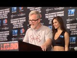 PACQUIAO TRAINER FREDDIE ROACH & VARGAS TRAINER DEWEY COOPER HAVE THIER SAY /PACQUIAO v VARGAS