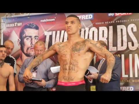 CONOR BENN v ROSS JAMESON OFFICIAL WEIGH IN & HEAD TO HEAD / CROLLA v LINARES