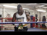 'THE BODY SNATCHER' DILLIAN WHYTE PUTTING IN THE WORK *PRE SPARRING FOOTAGE* W/ TRAINER MARK TIBBS