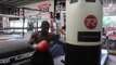 OHARA DAVIES SMASHES THE HEAVYBAG IN PREPARATION FOR SCOTLAND & TAKING FEEDBACK FROM TONY SIMS