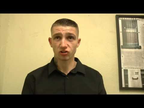 INTRODUCING CHRIS MONAGHAN TO THE iFL TV VIEWERS AFTER HIS POINTS WIN IN MANCHESTER