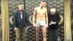 JOSH LEATHER v GYORGY MIZSEI - OFFICIAL WEIGH IN FROM GLASGOW / MGM SCOTLAND