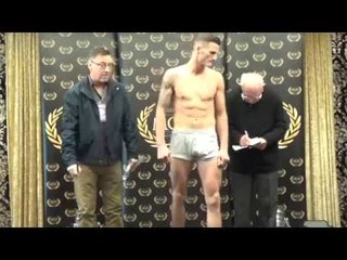 JOSH LEATHER v GYORGY MIZSEI - OFFICIAL WEIGH IN FROM GLASGOW / MGM SCOTLAND