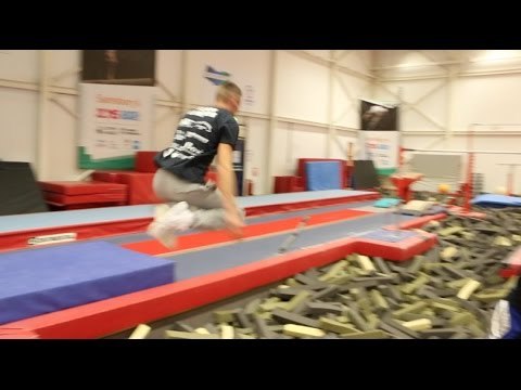 JOSH LEATHER KNOCKS OUT MIZSEI JR THEN PERFORMS 'THE TEAM LEATHER JUMP OFF' TO CELEBRATE (FOOTAGE)