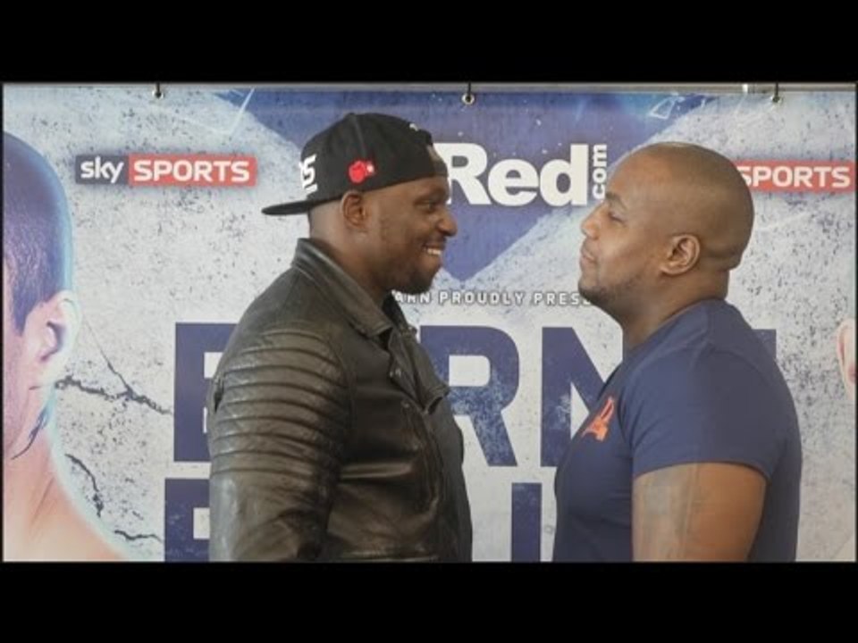 HEAVYWEIGHT HOSTILITY! - DILLIAN WHYTE v IAN LEWISON - OFFICIAL HEAD TO HEAD HEAD / WHYTE v LEWISON