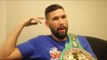 TONY BELLEW REACTS TO DESTROYING BJ FLORES & HIS RINGSIDE ANGER RAGE WITH 'PLAYBOY P****