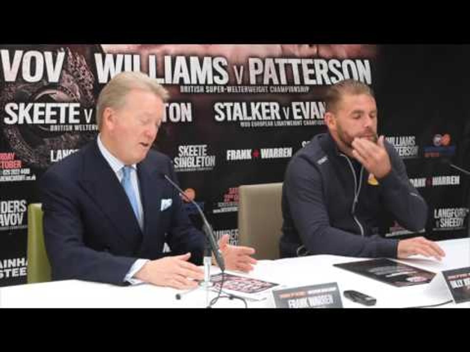BILLY JOE SAUNDERS & FRANK WARREN - FULL PRESS CONFERENCE / ON GOLOVKIN, CANELO, AKOVOV, TYSON FURY