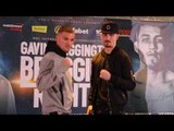 WHAT YOU LOOKING AT! - JORDAN COOKE v ANDY KEATES HEAD TO HEAD @ PRESS CONFERENCE / BRAGGING RIGHTS