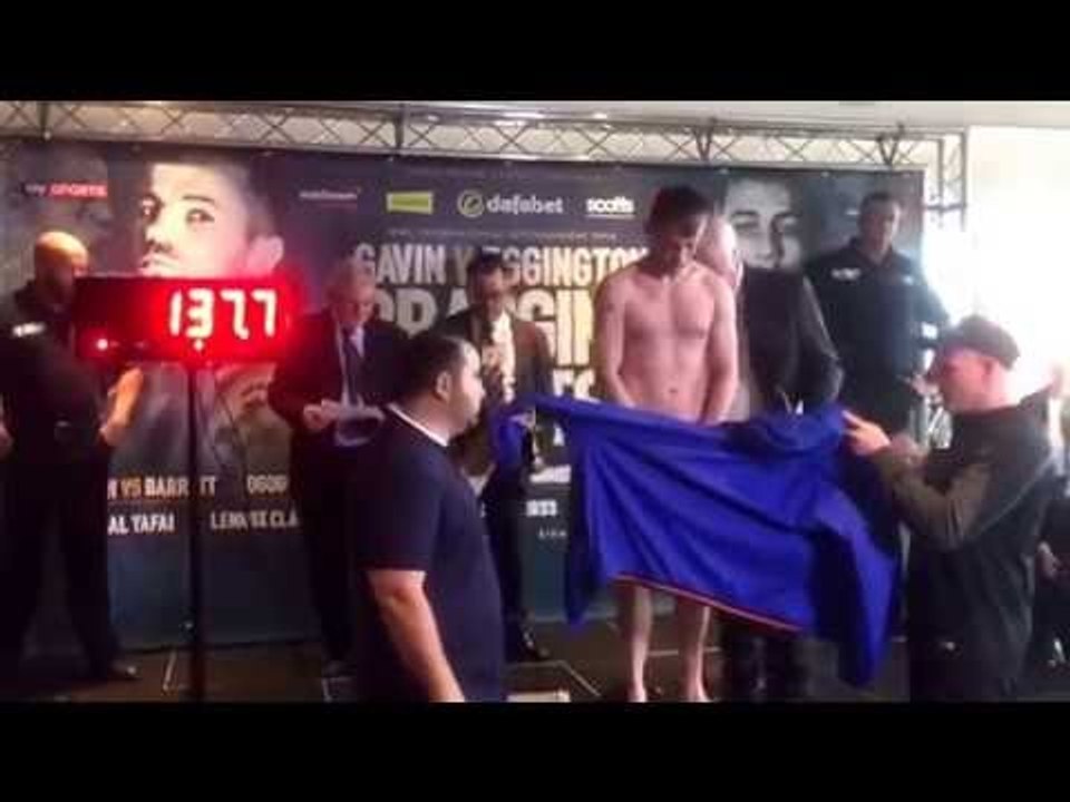 BRAGGING RIGHTS! - FRANKIE GAVIN v SAM EGGINGTON - OFFICIAL WEIGH IN VIDEO / BRAGGING RIGHTS