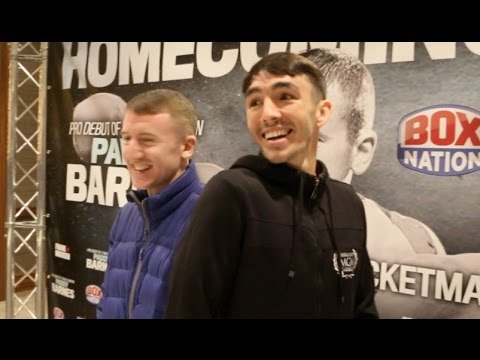 PADDY BARNES & JAMIE CONLAN BANTER AHEAD OF HOMECOMING SHOW IN BELFAST - NOV 5TH (2016)