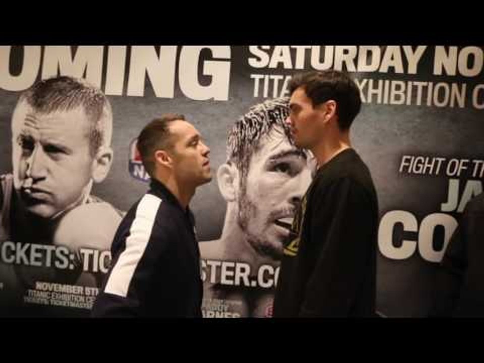 FIERY! - TYRONE McKENNA v SEAN CREAGH HEAD TO HEAD FINAL PRESS CONFERENCE / HOMECOMING (BELFAST)