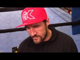 SERGEY KOVALEV -ALL IVE GOT TO DO IS PUNCH HIM IN THE FACE UNFORTUNATELY HES TRYING TO DO THE SAME