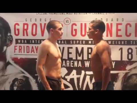 JOHNNY GARTON v - GEBOR ORIA OFFICIAL WEIGH IN & HEAD TO HEAD / GROVES v GUTKNECKHT