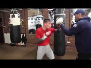 MARTIN J WARD TRAINING FOOTAGE AHEAD OF BRITISH TITLE DEFENCE AGAINST RONNIE CLARK / BIG CITY DREAMS