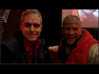 ROBIN DEAKIN & FORMER BIG BROTHER STAR PETE BENNETT AT THE SCREENING OF 'BETTER THAN HIS RECORD'