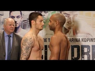 BEN 'THE SENSATION' HALL v CARSON JONES - OFFICIAL WEIGH IN & FACE OFF VIDEO / BIG CITY DREAMS