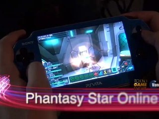 Jugando a Phantasy Star Online 2 en PSVITA - Vandal TV TGS 2012