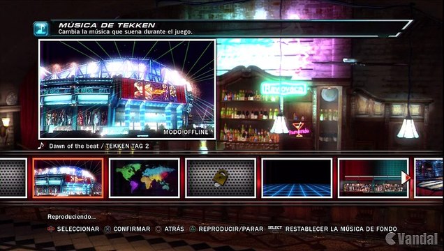 Tekken Tag Tournament 2 - Sesión de juego: Música