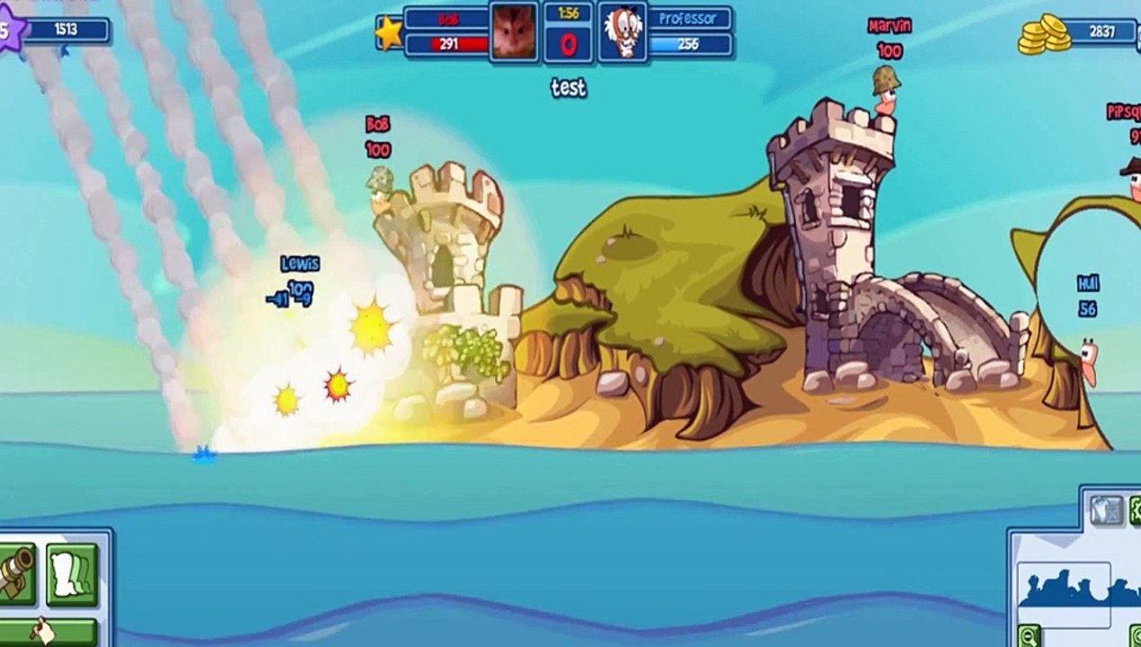 Worms - Versión Facebook