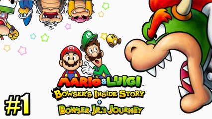 Mario & Luigi Bowser's Inside Story Remastered #1 {3DS} — Walkthrough Gameplay
