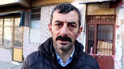 Çatlaklar oluşan bina boşaltıldı - TRABZON