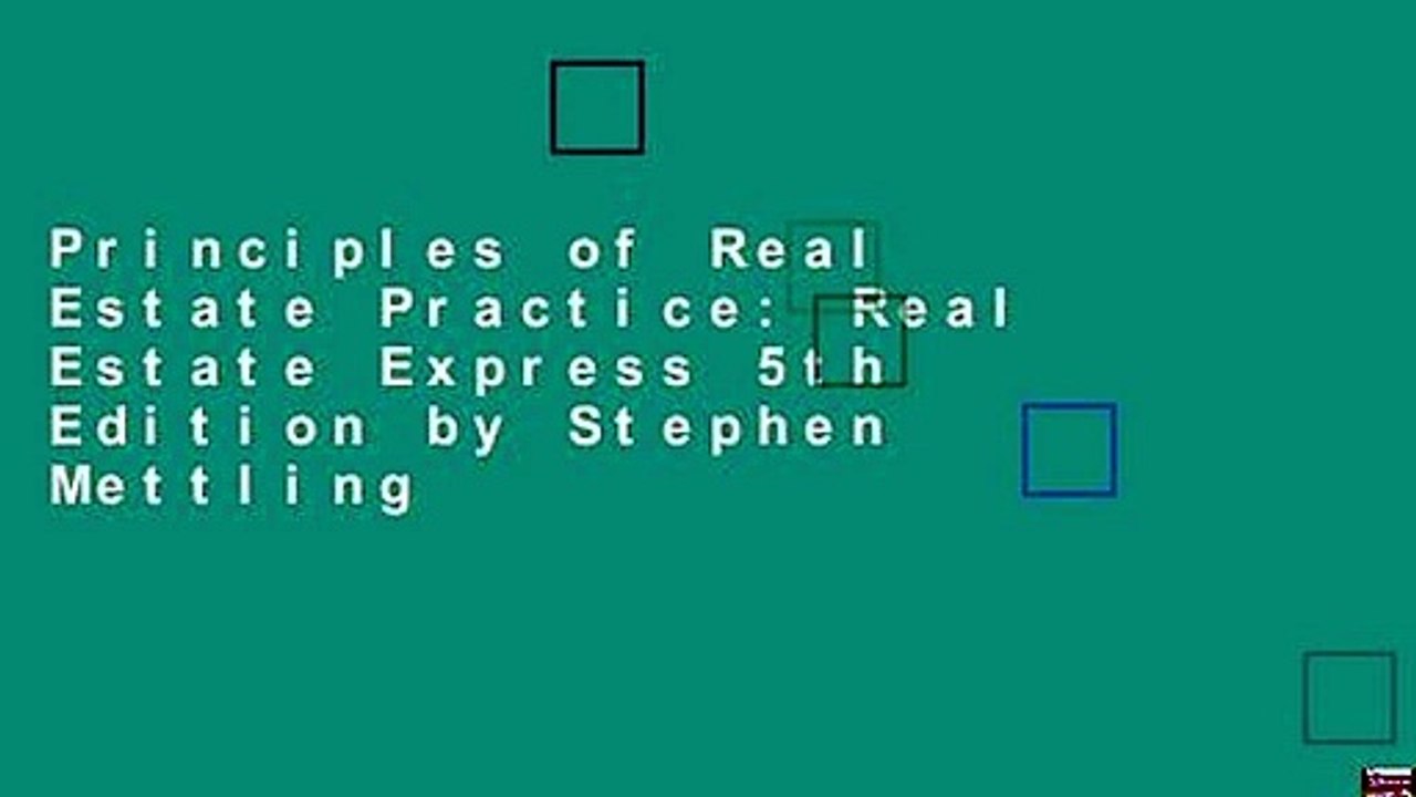 Principles of Real Estate Practice: Real Estate Express 5th Edition by Stephen Mettling