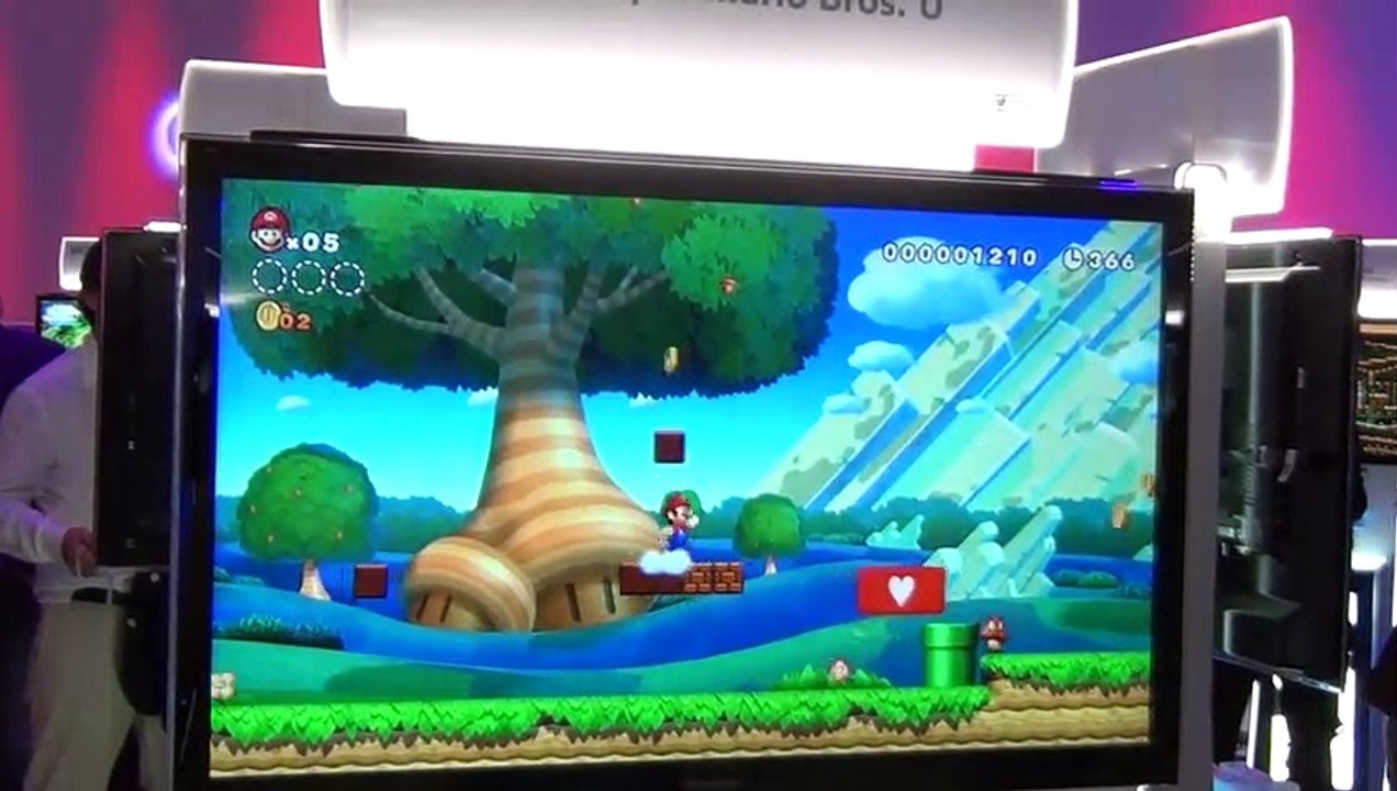 Jugando a New Super Mario Bros. U - Vandal TV E...