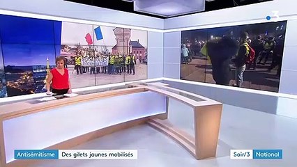 Antisémitisme : des "gilets jaunes" ont tenu à manifester