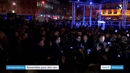 Antisémitisme : 10 000 citoyens ont crié "Ça suffit" à Paris