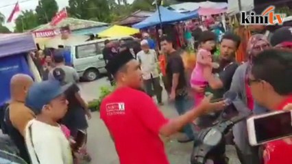 'Pergi balik!' - Pak Cik arah jentera kempen PH balik