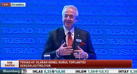 TÜSİAD Başkanı o sözleri söyleyince canlı yayın bir anda kesildi