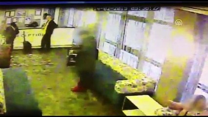 Otelden hırsızlık anı kamera kayıtlarına yansıdı - İSTANBUL