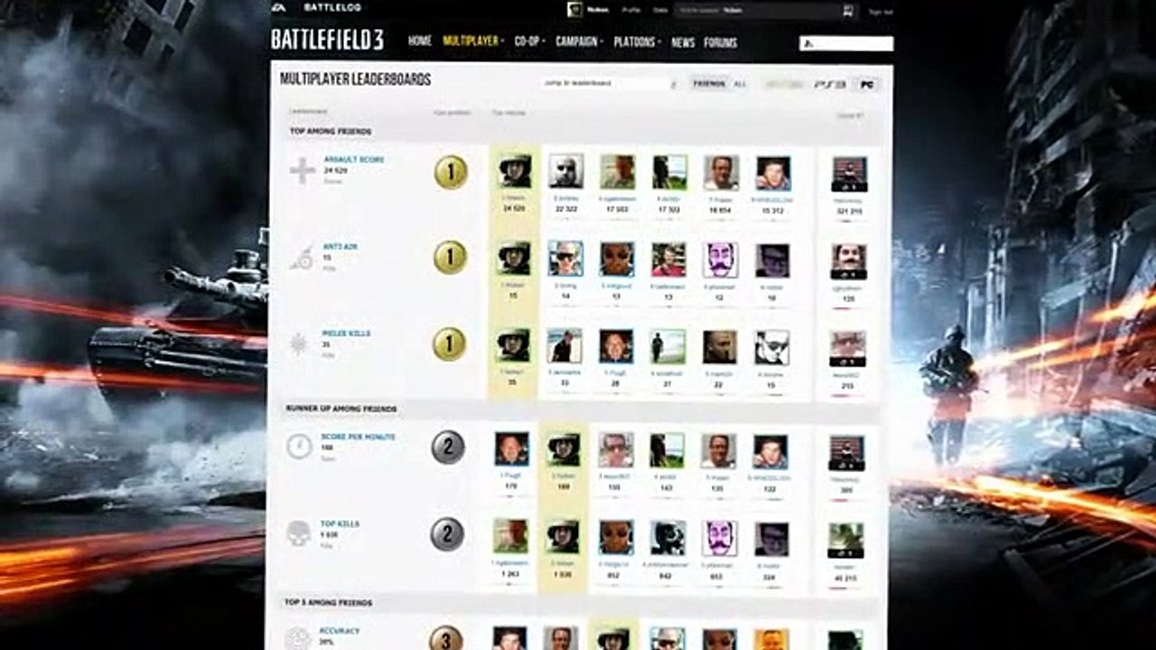 Battlefield 3 - Battlelog (2)