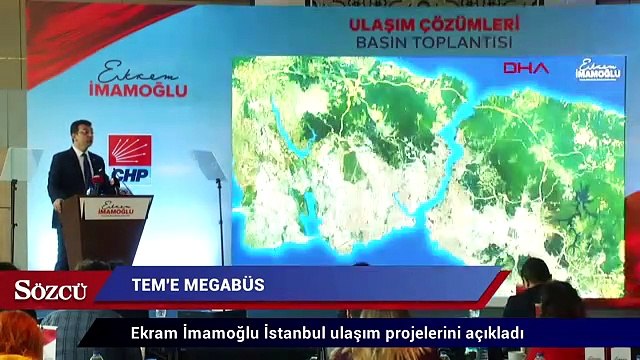 Ekram İmamoğlu İstanbul ulaşım projelerini açıkladı