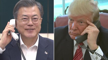 靑 "트럼프, 남북경협 긍정적...한미 정상회담 추진" / YTN