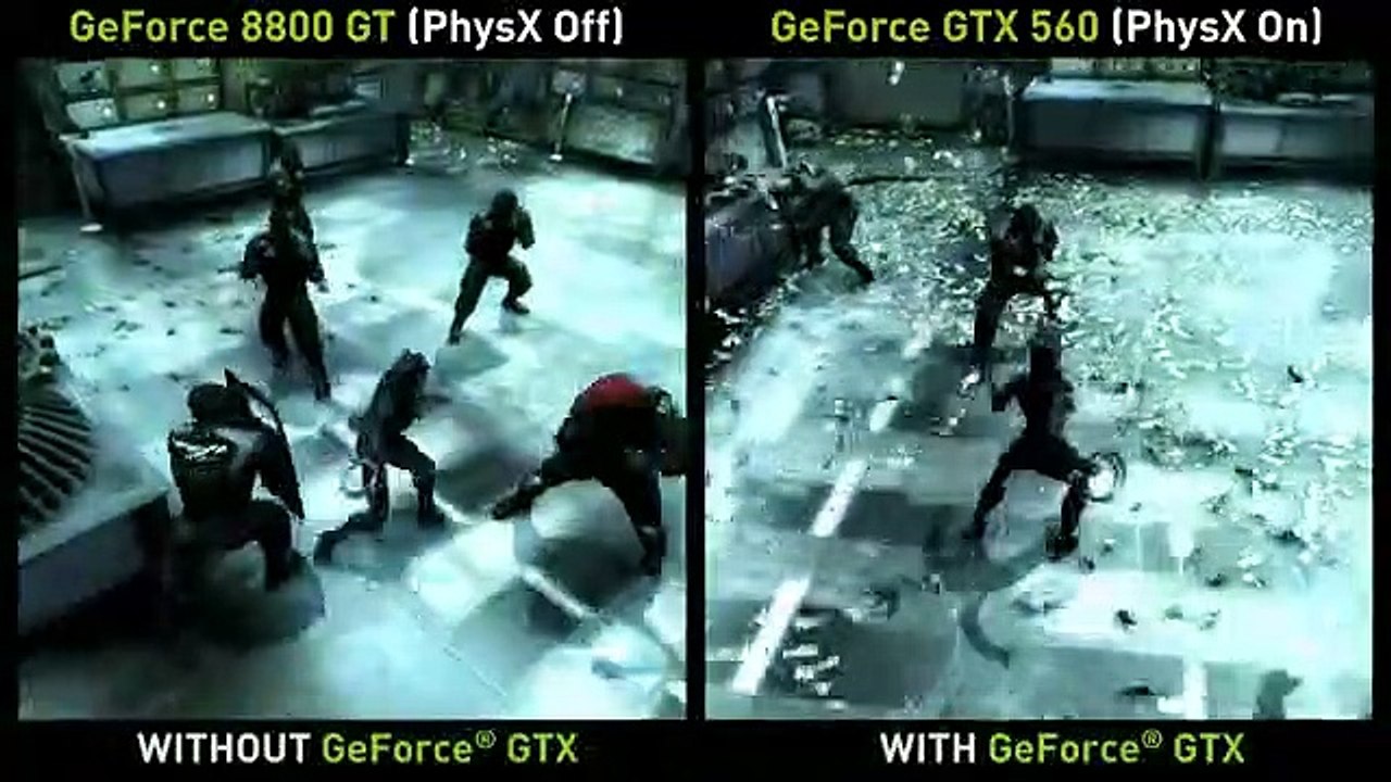 Batman: Arkham City - PhysX