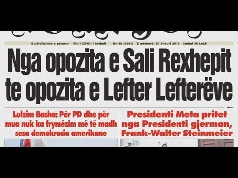 Ora Juaj - Shtypi i Ditës: Nga opozita e Sali Rexhepit te opozita e Lefter Lefterëve