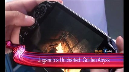 Jugando a Uncharted en PS VIta - Vandal TV TGS 2011