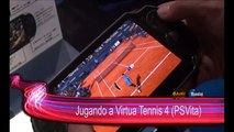 Jugando a Virtua Tennis en PS Vita - Vandal TGS 2011
