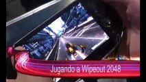 Jugando a WipeOut 2048 - Vandal TV TGS 2011